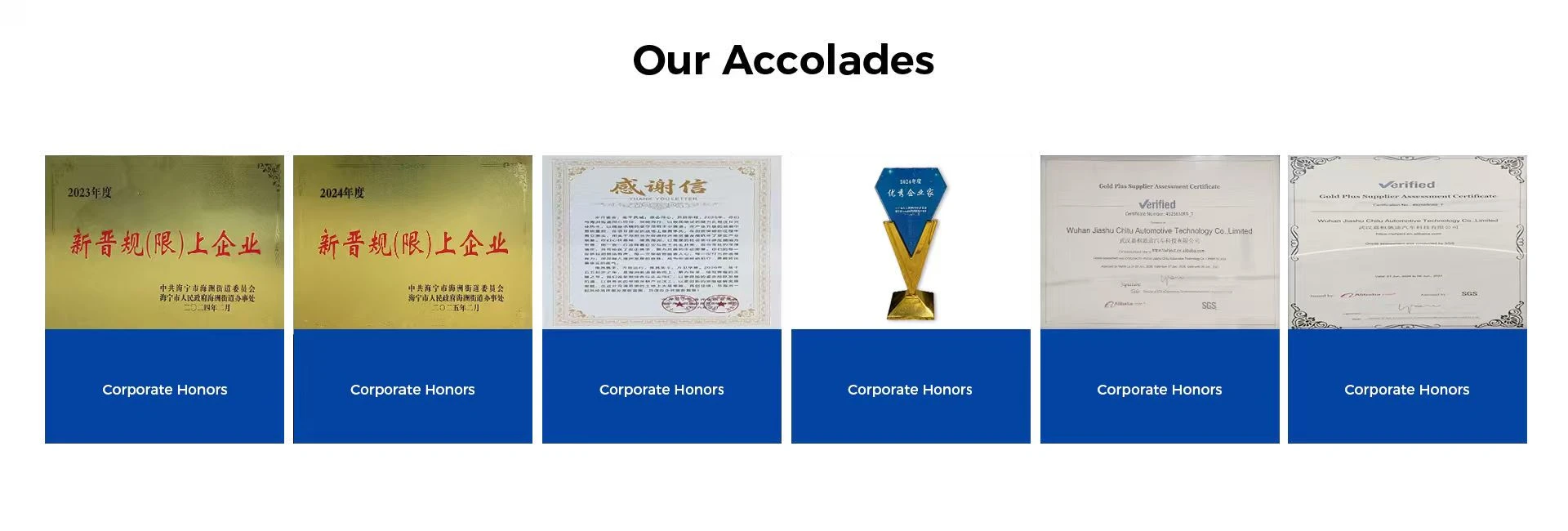 Our Honors & Awards